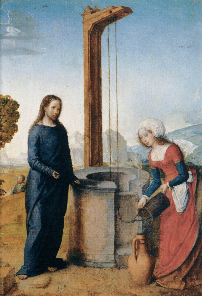 İsa ve Samaritaneli Kadın - Juan de Flandes
