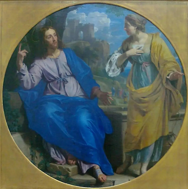 İsa ve Samaritaneli Kadın - Philippe de Champaigne