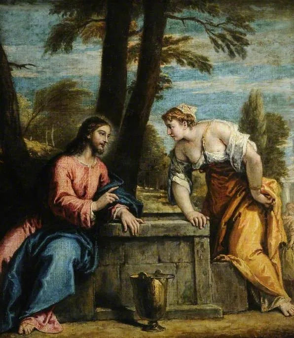 İsa ve Samiriyeli Kadın - Sebastiano Ricci