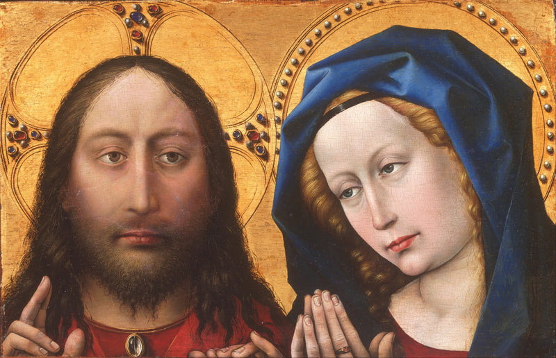 İsa ve Meryem Dua Ederken - Robert Campin