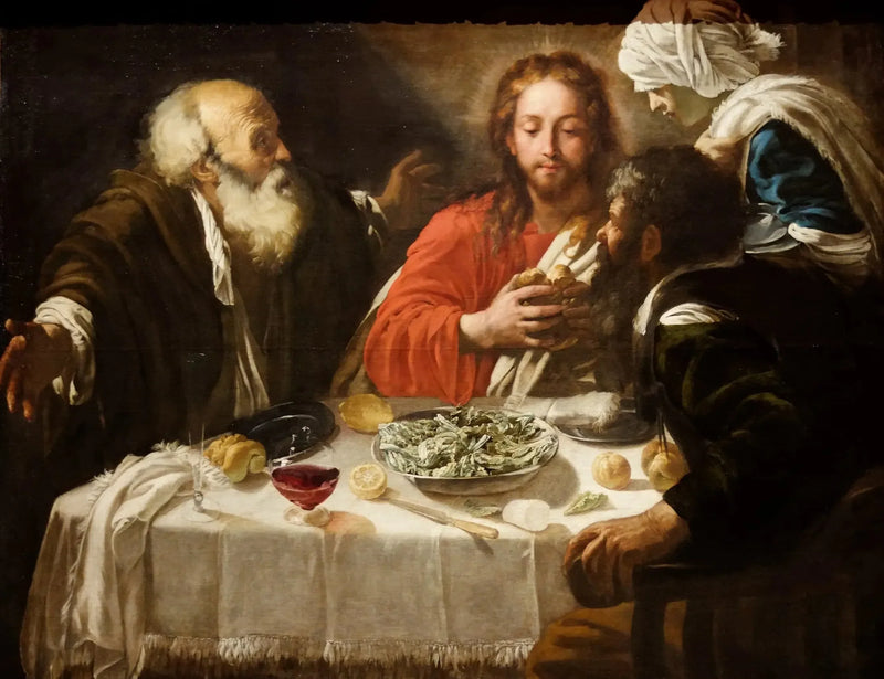 Emaus'taki Mesih ve Öğrenciler - Caravaggio