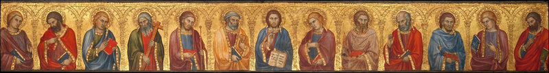 İsa ve On İki Havari - Taddeo di Bartolo