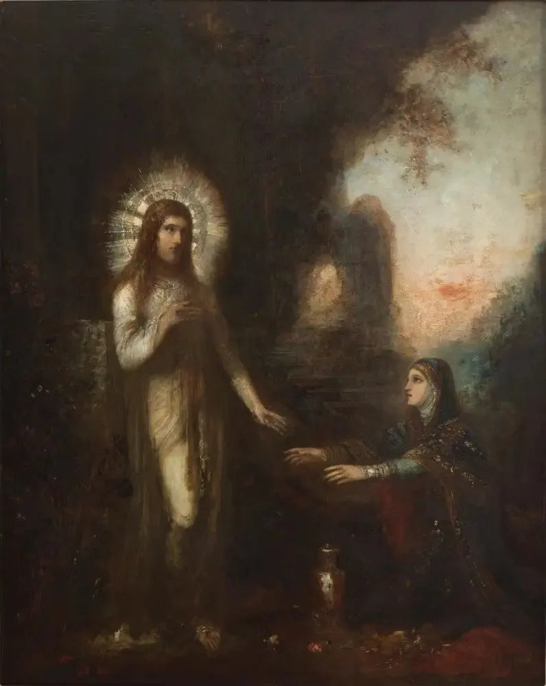 İsa ve Meryem Magdalene (Noli me Tangere) - Gustave Moreau