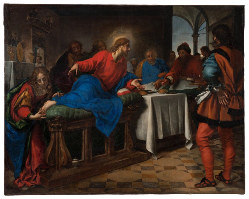 İsa ve Meryem Magdalene, Simon'un evinde - Carlo Dolci