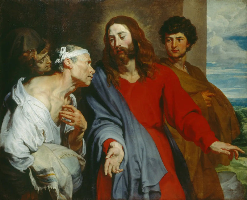 İsa Paralitik Hastayı İyileştiriyor - Antoine van Dyck