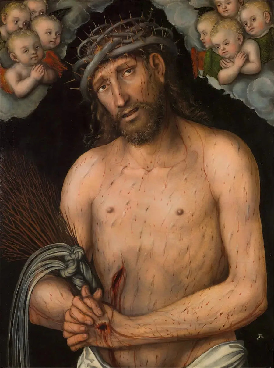 İsa, acı adam - Lucas Cranach the Elder