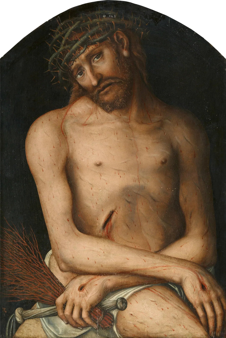 İsa, Acı Çekmiş Adam - Lucas Cranach the Elder