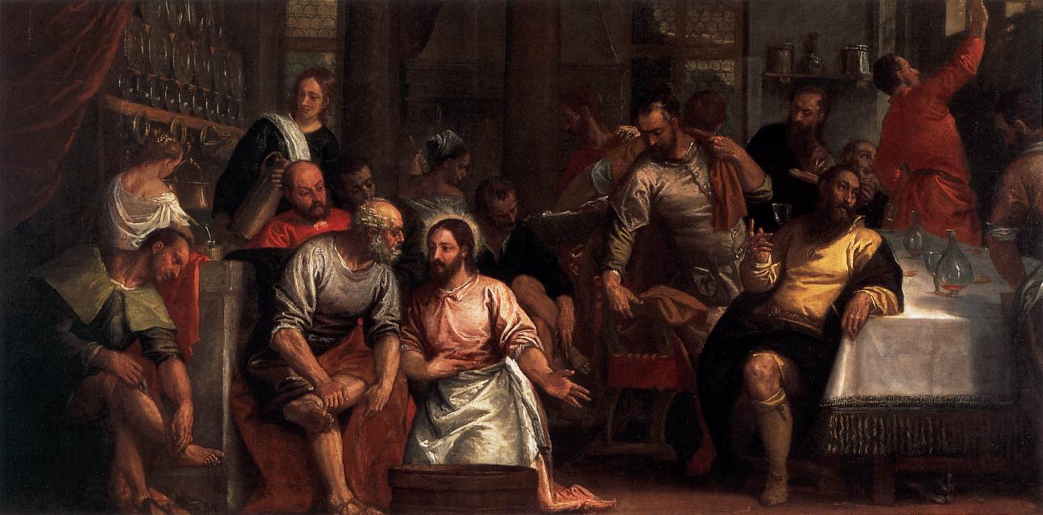 Le Christ lavant les pieds des disciples - Paul Véronèse