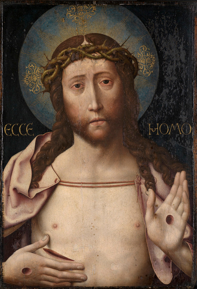 İsa'nın yaralarını gösterdiği (Yuhanna 20:25-26) - Dirk Bouts