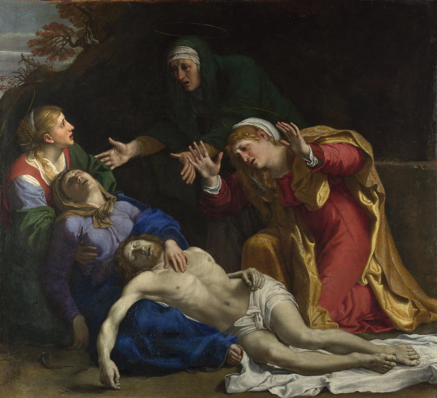 Ölü İsa Ağlayan (« Üç Meryem ») - Annibale Carracci