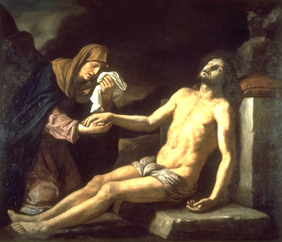 İsa'nın Ölümünü Ağlayan Meryem - Guercino