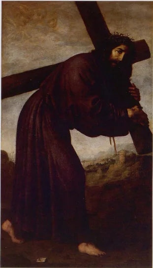 İsa'nın Haçını Taşıyan - Francisco de Zurbarán
