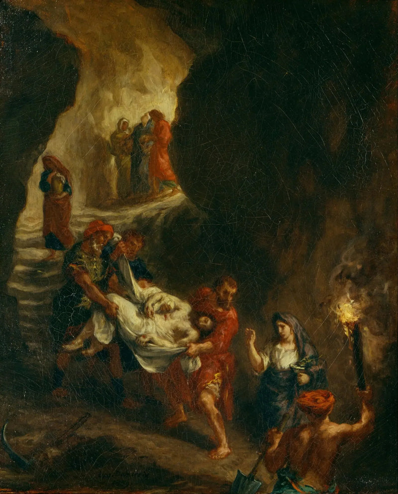 Mezara Taşınan Mesih - Eugène Delacroix