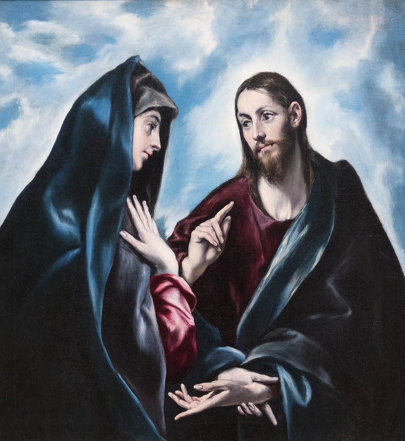 İsa Annesine Veda Ediyor - El Greco