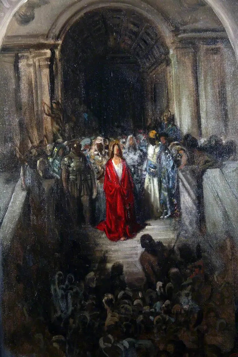 İsa Mahkemeden Ayrılır - Gustave Doré