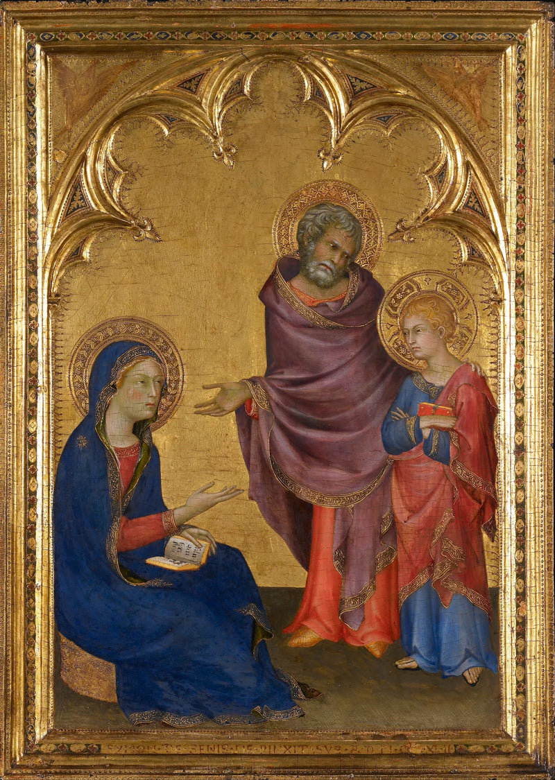 Tapınağda Bulunan İsa - Simone Martini