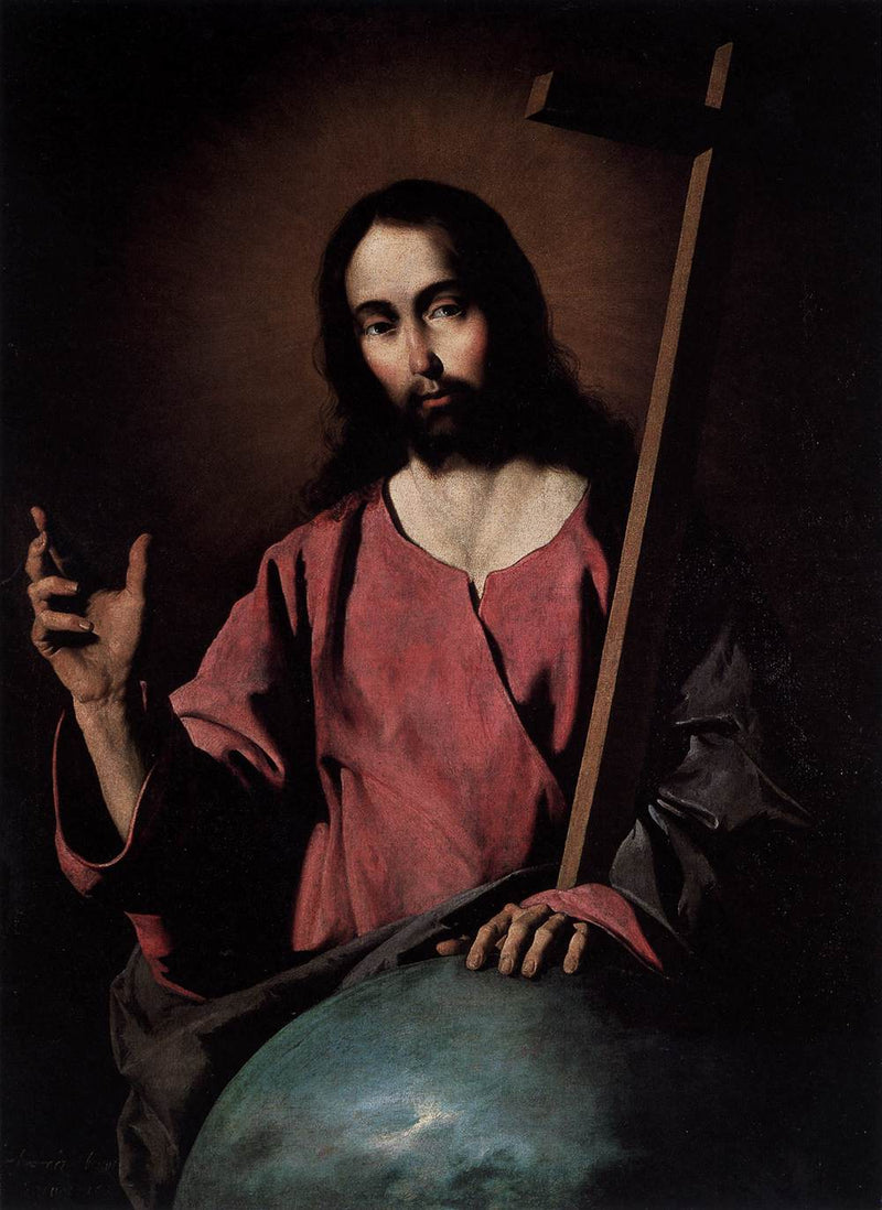 İsa Kurtarıcı'yı kutsuyor - Francisco de Zurbarán