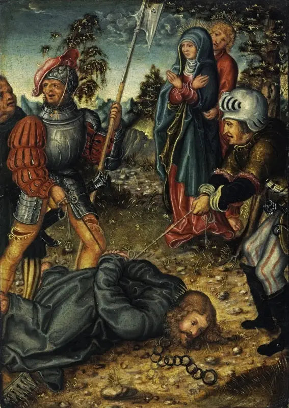 Çarmıha Giden Yolda İsa - Lucas Cranach the Elder