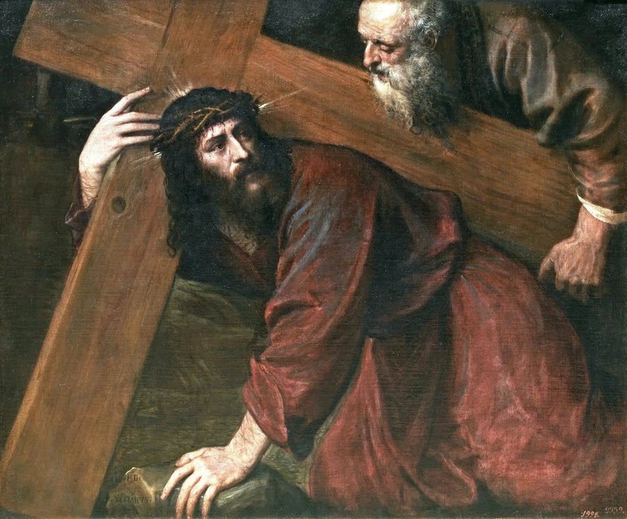 Çarmıha Giden Yolda İsa - Titian