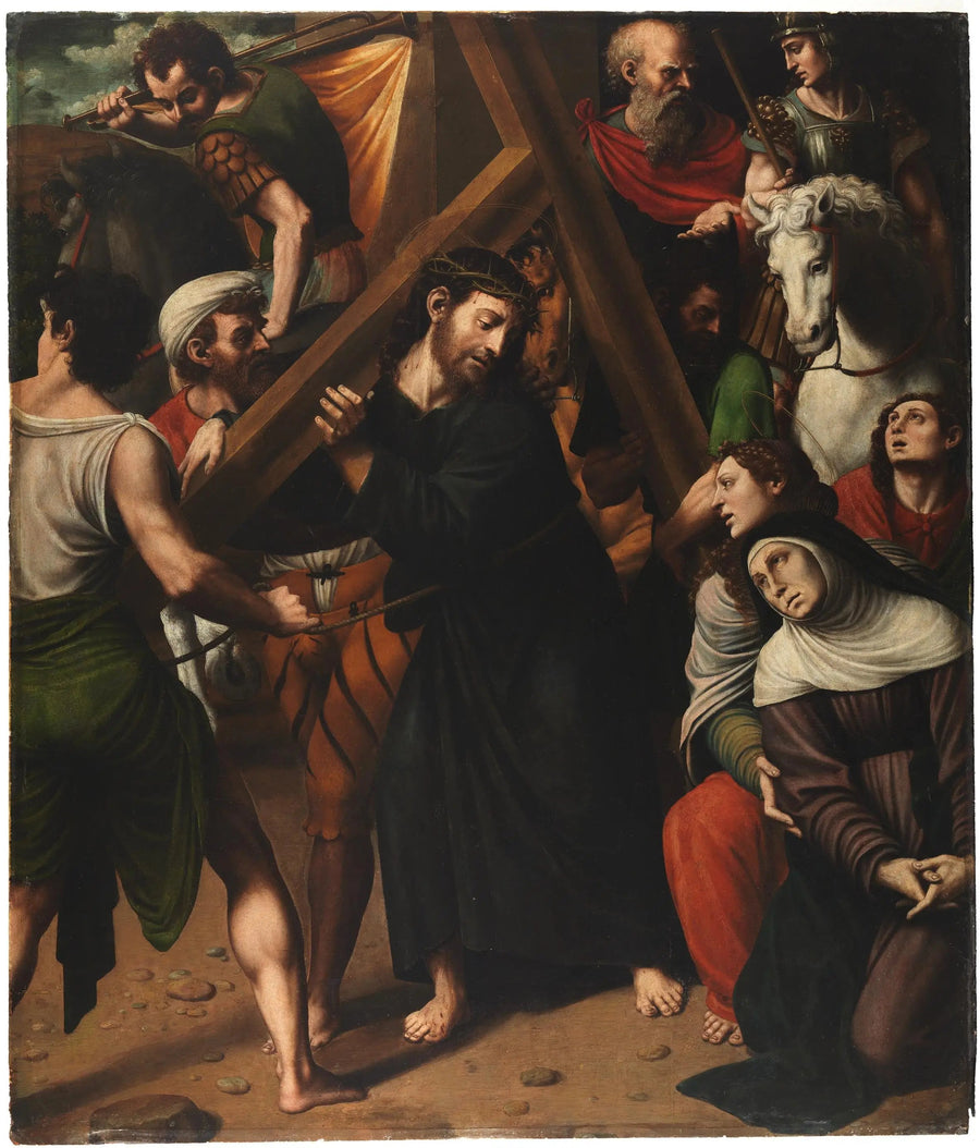 Calvary yolundaki İsa - Vicente Masip