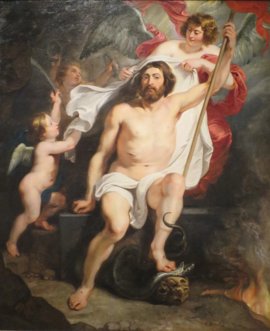 Kusuru ve Ölümle Mücadelede Zafer Kazanan İsa - Peter Paul Rubens