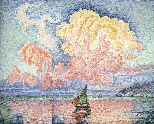 Pembe Gökyüzü, Antibes - Paul Signac