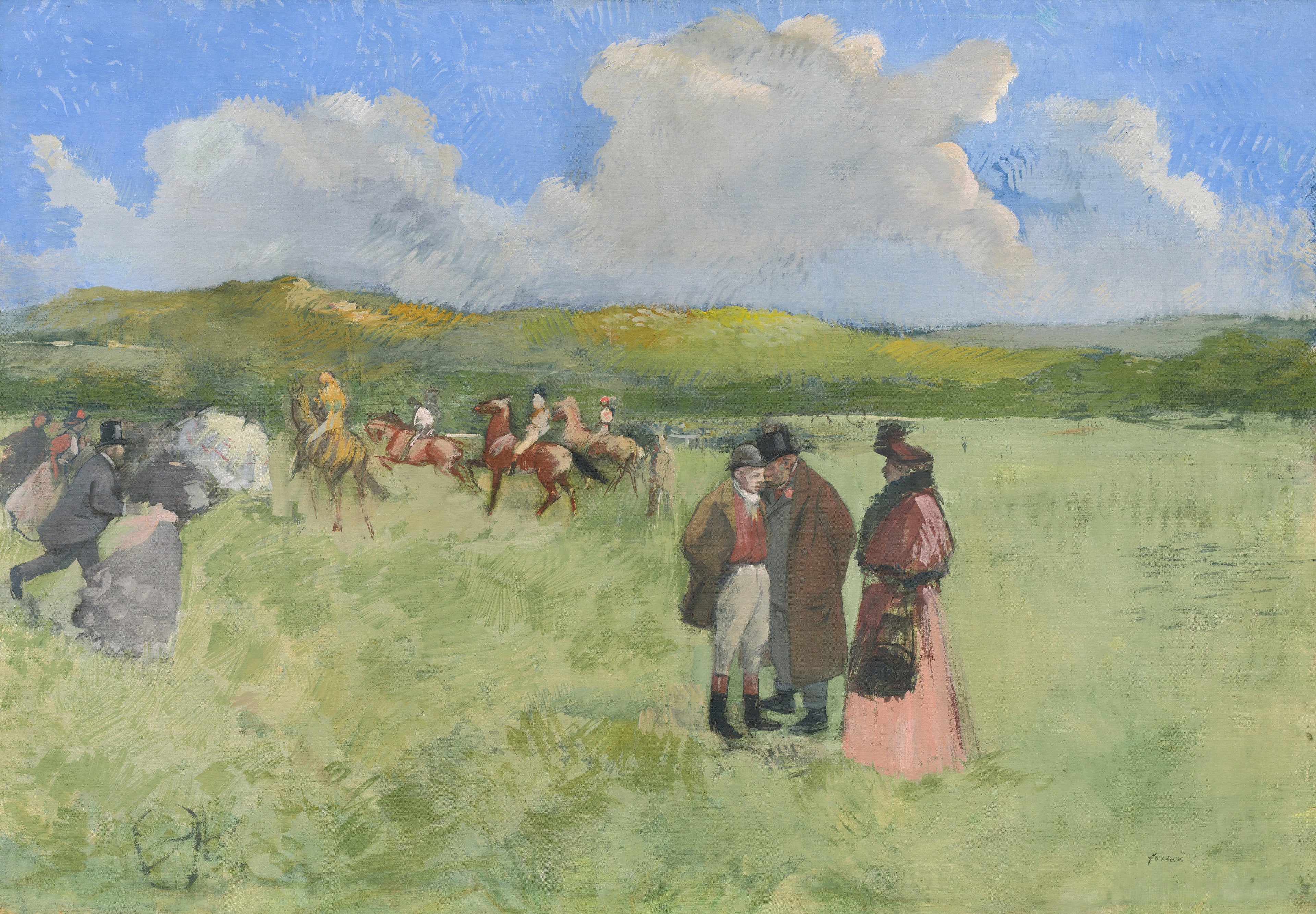 Le circuit de course - Jean-Louis Forain