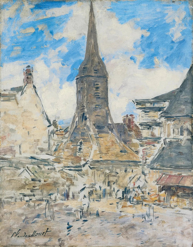 Sainte-Catherine Çan Kulesi, Honfleur - Eugène Boudin