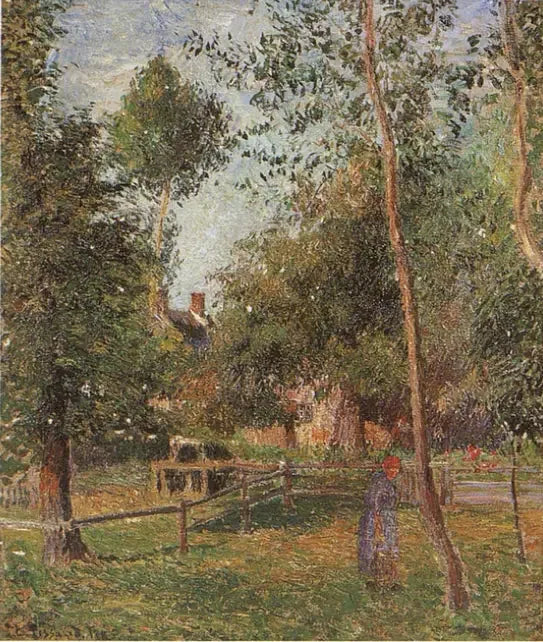 Éragny'deki Clos Crespin - Camille Pissarro