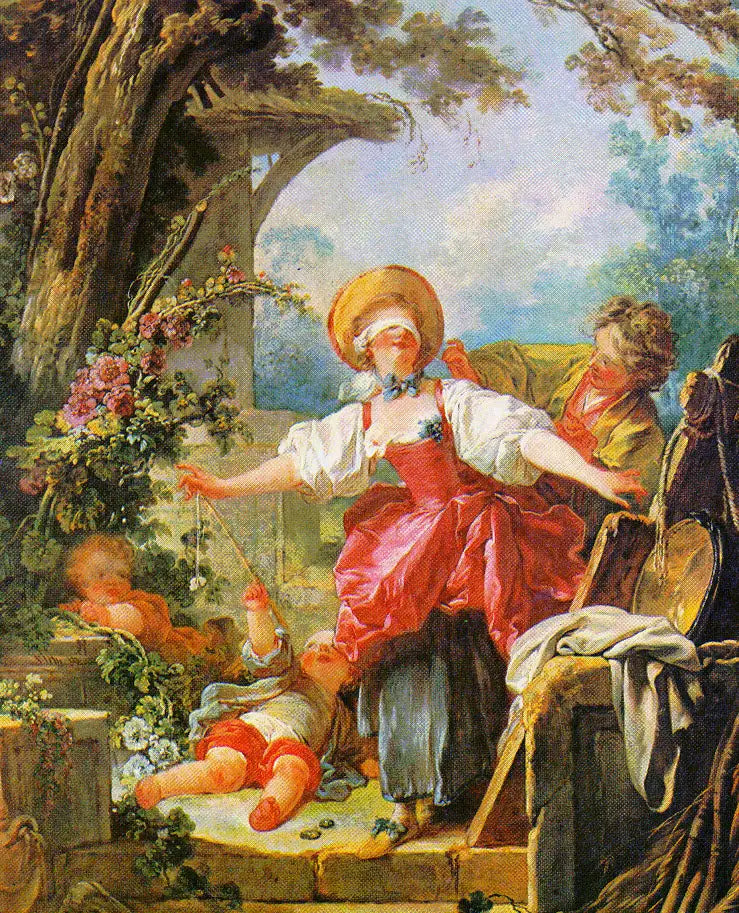 Le Colin-Maillard - Jean-Honoré Fragonard
