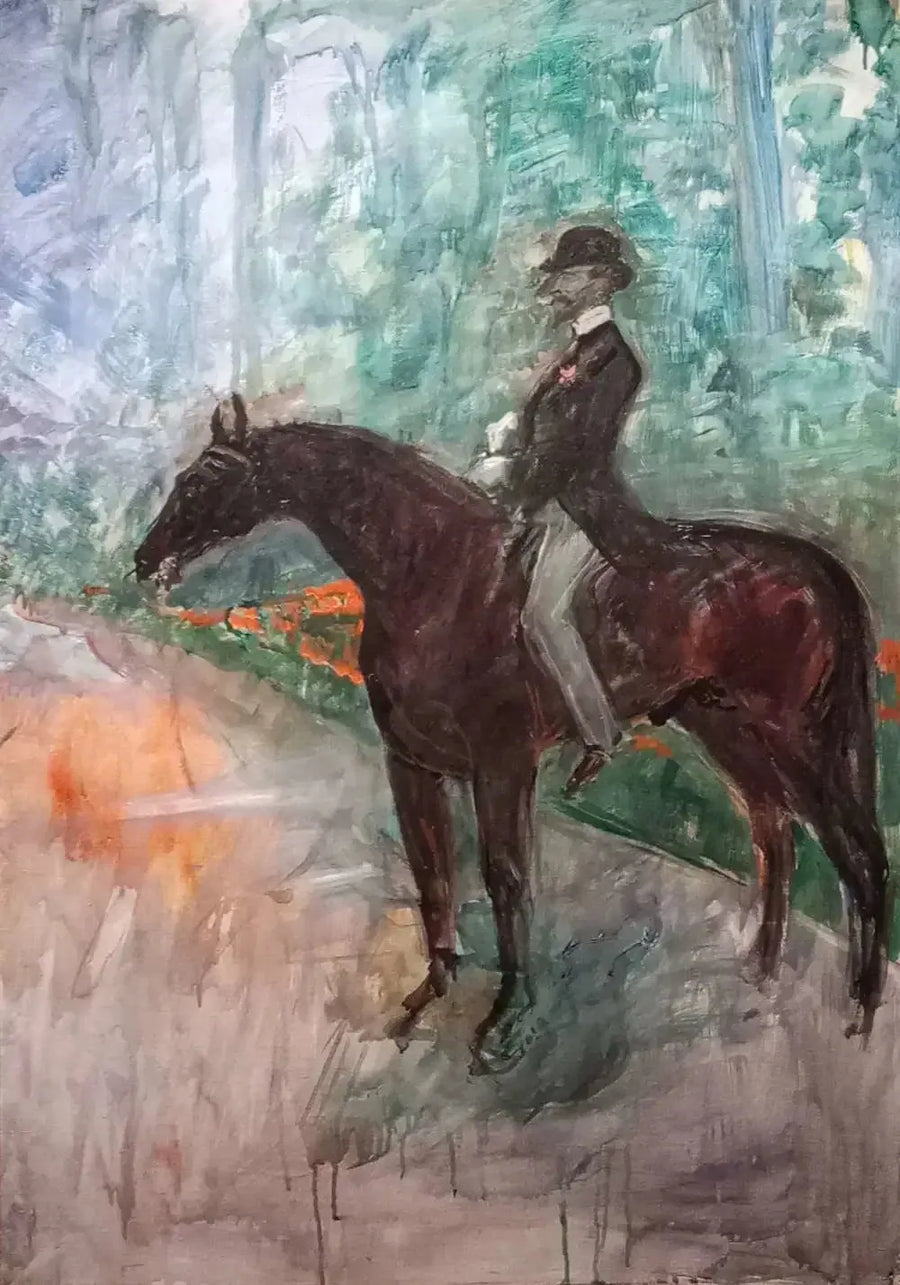 Toulouse-Lautrec Kontu Ata Biner - Henri de Toulouse-Lautrec