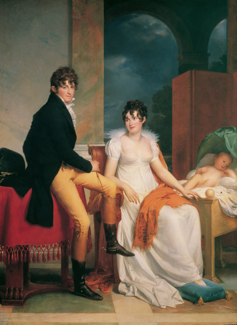 Moritz Christian von Fries Kontu ve Ailesi - François Gérard
