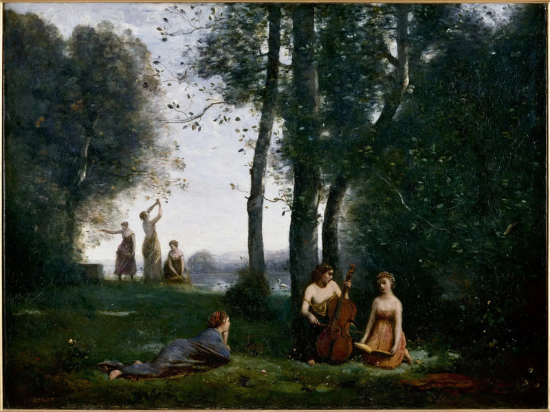 Halk Konseri - Jean-Baptiste Camille Corot