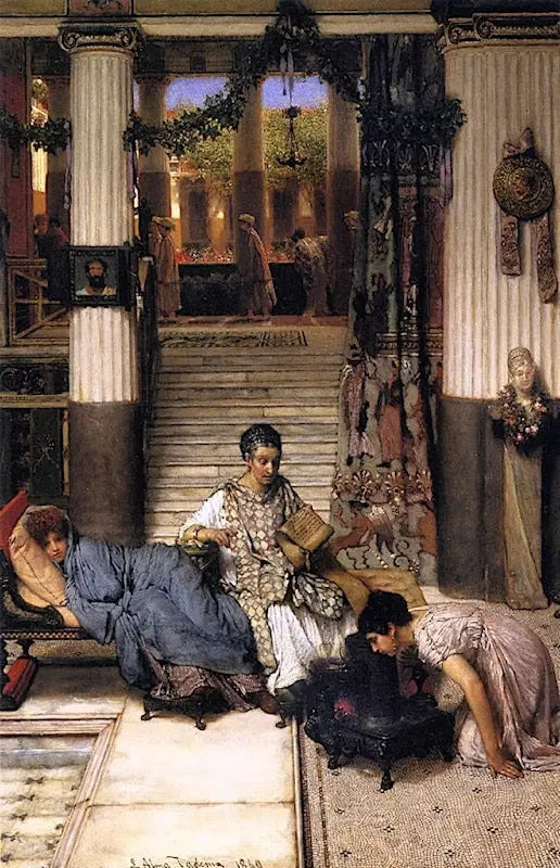 İyileşen - Lawrence Alma-Tadema