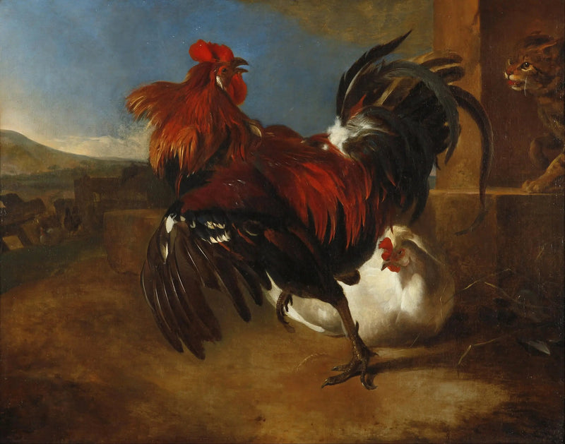 Öfkeli horoz kümesinde - Melchior de Hondecoeter