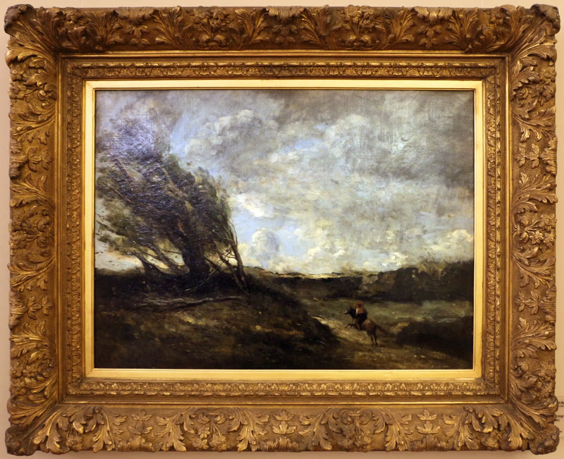 Rüzgar Darbesi - Jean-Baptiste Camille Corot