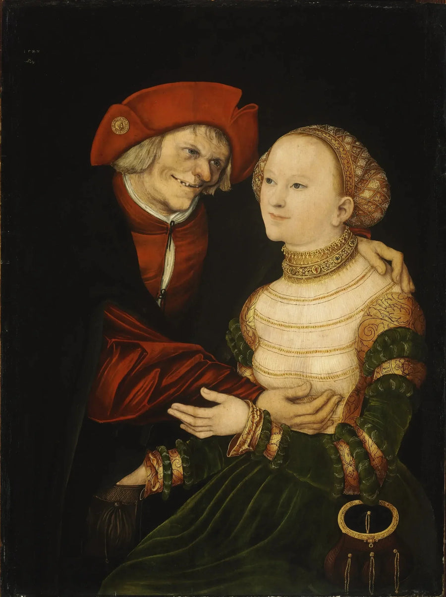 Uygunsuz Çift II - Lucas Cranach the Elder