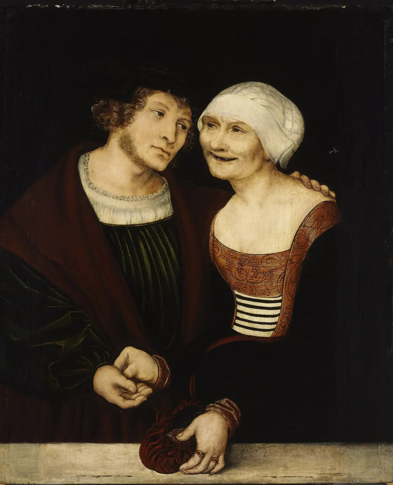 Uygunsuz Çift: Genç Adam ve Yaşlı Kadın - Lucas Cranach the Elder