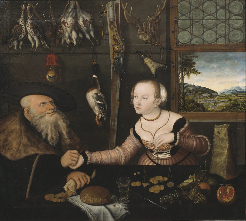Uygunsuz Çift - Lucas Cranach the Elder