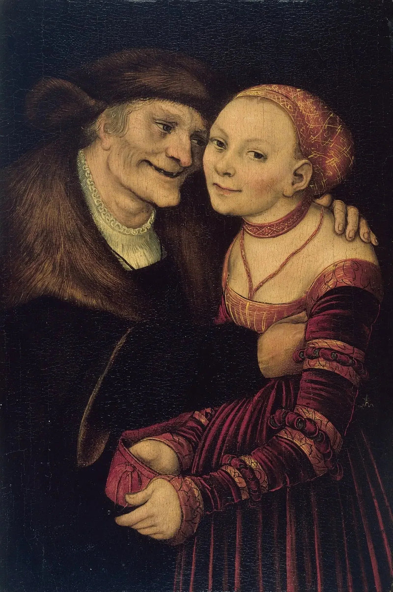 Uygunsuz Çift - Lucas Cranach the Elder