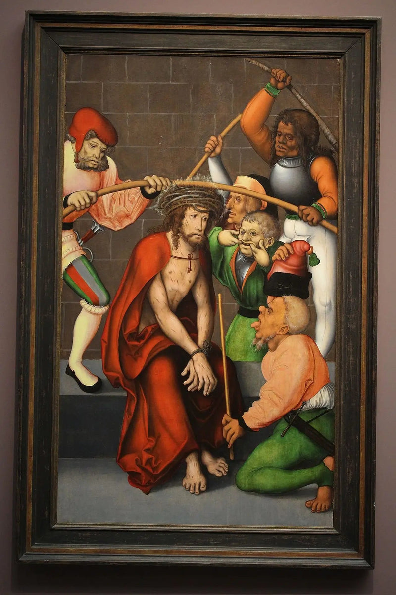 Dikenler Taç Giydirme - Lucas Cranach the Elder