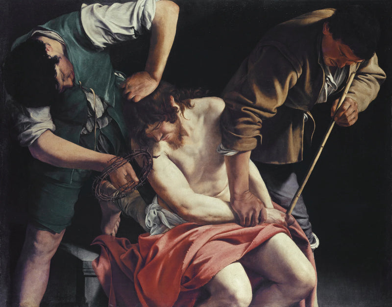 Dikenler Taçlandırması - Orazio Gentileschi
