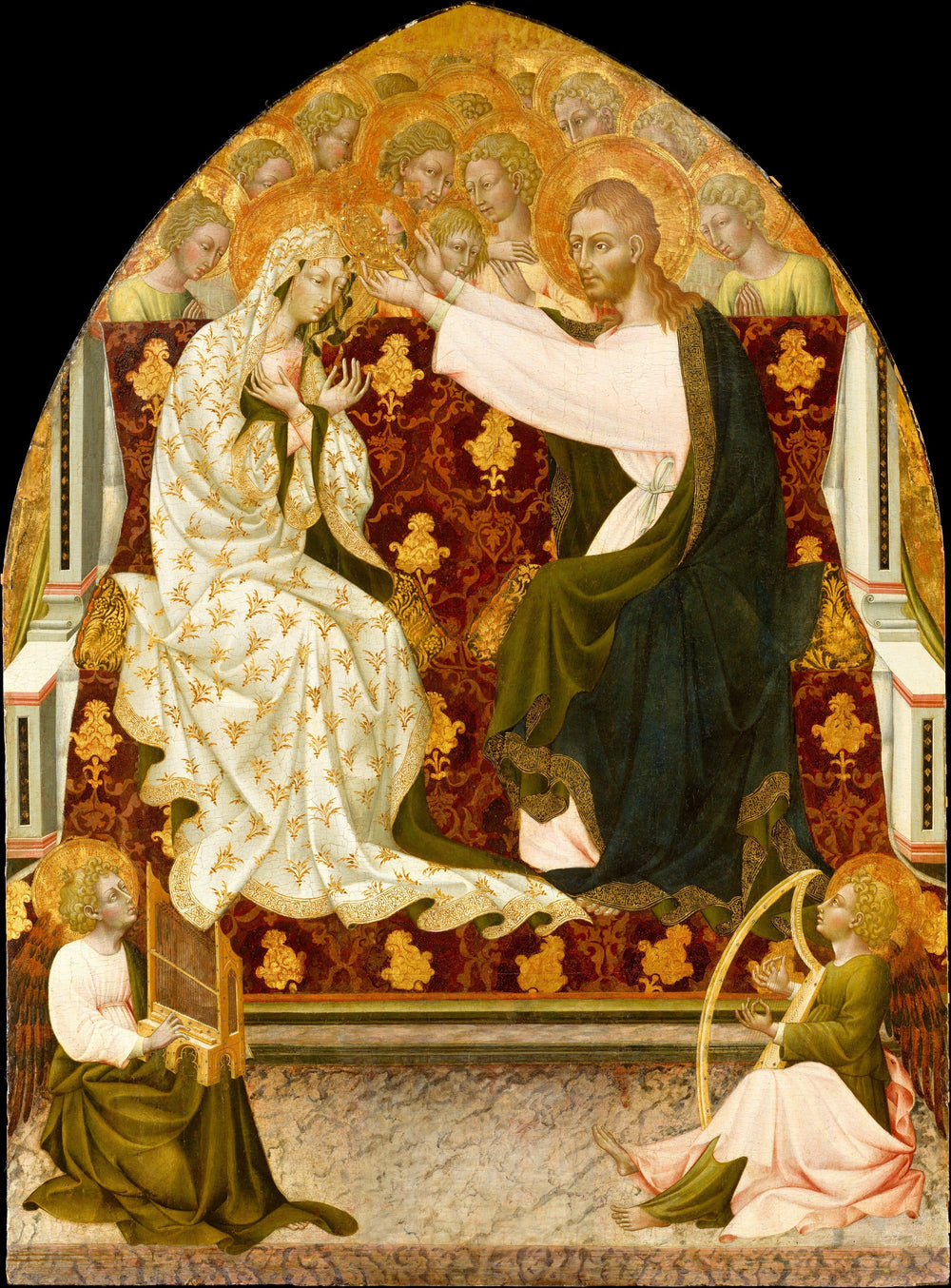 Le Couronnement de la Vierge - Giovanni di Paolo - Alpha Reproduction