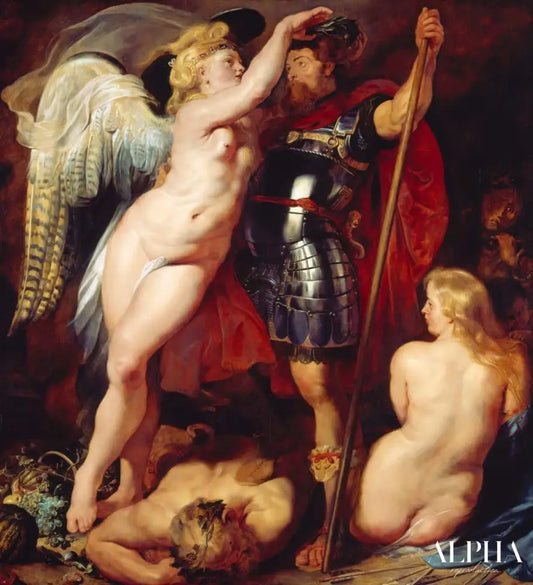 Le couronnement du héros de vertu - Peter Paul Rubens - Reproductions de tableaux et peintures haut de gamme