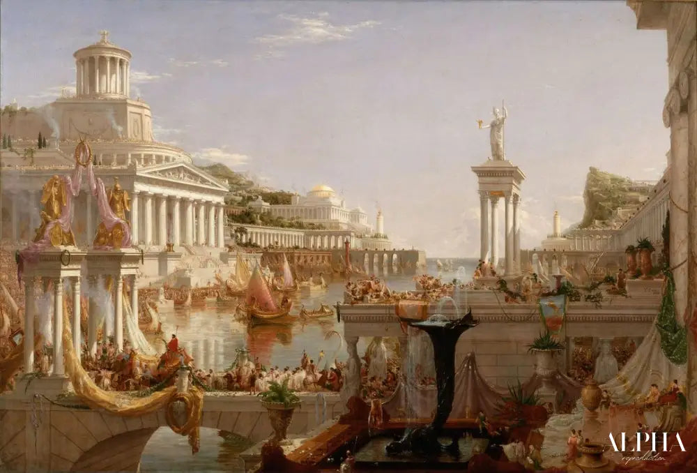 Le cours de l'Empire : Consummation - Thomas Cole - Reproductions de tableaux et peintures haut de gamme