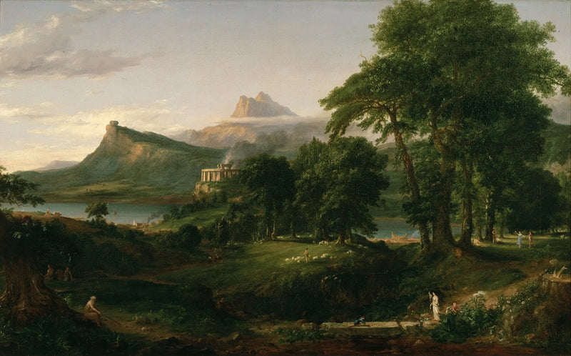 İmparatorluğun Dönemi: Arcadia Devleti veya Çoban Manzarası - Thomas Cole