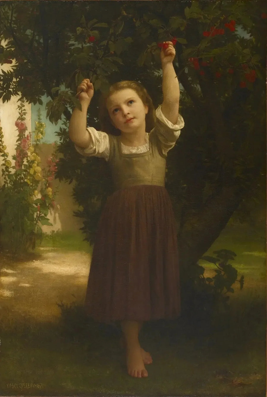 Kiraz Toplayıcısı - Bouguereau