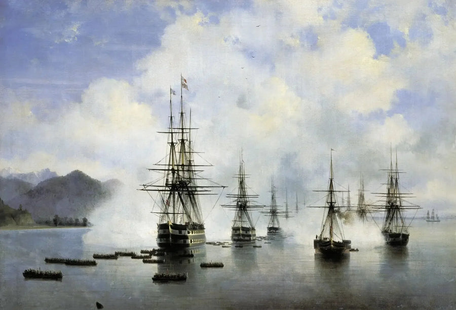 N. N. Raevskyi'nin Subashi'ye çıkarma - Ivan Aïvazovski