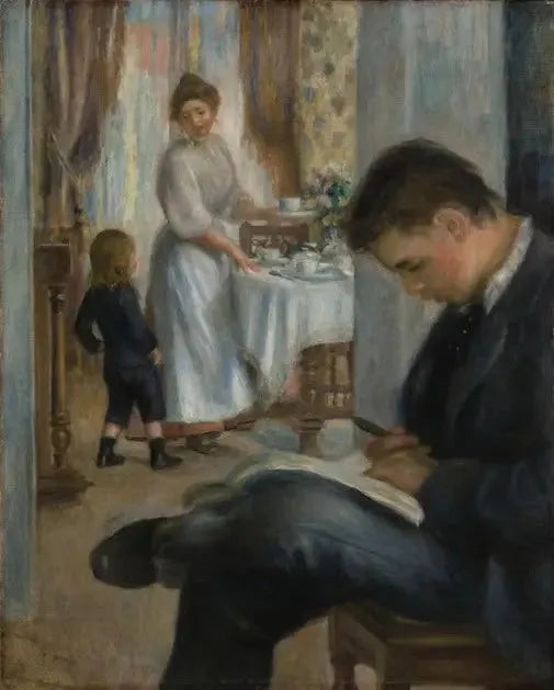 Berneval'de Kahvaltı - Pierre-Auguste Renoir