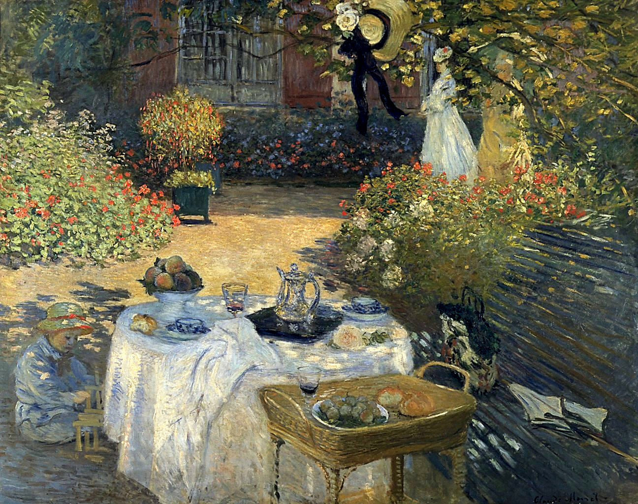 Reproduction du tableau « Le Déjeuner - Claude Monet » par Alpha Reproduction en peinture à l’huile